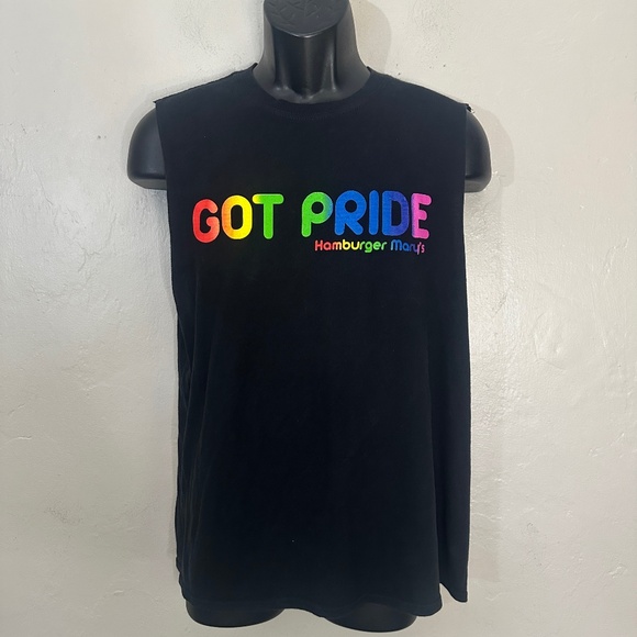Got Pride Hamburger Mary's Sleeveless T Shirt Medium Gently worn 100% cotton - Picture 1 of 3